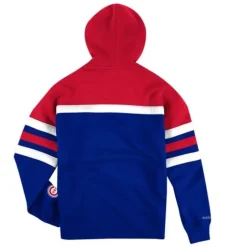 Men Mitchell & Ness Hoodies & Sweatshirts-Headcoach Hoody Chicago Cubs