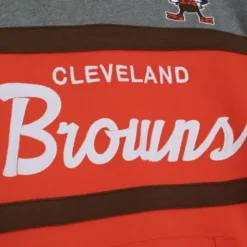 Men Mitchell & Ness Hoodies & Sweatshirts-Headcoach Hoody Cleveland Browns
