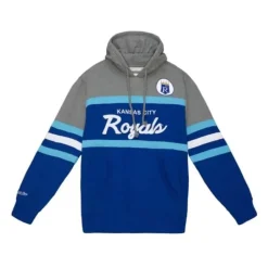 Men Mitchell & Ness Hoodies & Sweatshirts-Headcoach Hoody Kansas City Royals