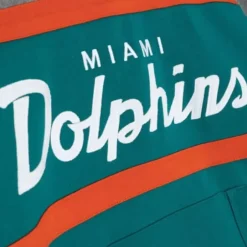 Men Mitchell & Ness Hoodies & Sweatshirts-Headcoach Hoody Miami Dolphins