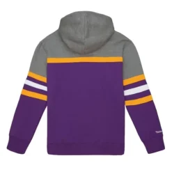 Men Mitchell & Ness Hoodies & Sweatshirts-Headcoach Hoody Minnesota Vikings