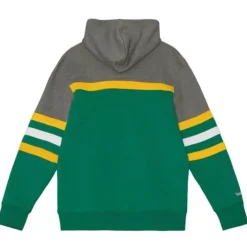 Men Mitchell & Ness Hoodies & Sweatshirts-Headcoach Hoody Minnesota North Stars