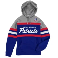 Men Mitchell & Ness Hoodies & Sweatshirts-Headcoach Hoody New England Patriots