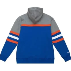 Men Mitchell & Ness Hoodies & Sweatshirts-Headcoach Hoody New York Knicks