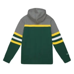 Men Mitchell & Ness Hoodies & Sweatshirts-Headcoach Hoody Oakland Athletics