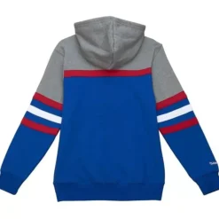 Men Mitchell & Ness Hoodies & Sweatshirts-Headcoach Hoody Sacramento Kings