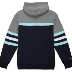 Men Mitchell & Ness Hoodies & Sweatshirts-Headcoach Hoody Seattle Kraken