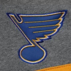 Men Mitchell & Ness Hoodies & Sweatshirts-Headcoach Hoody St. Louis Blues