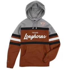 Men Mitchell & Ness Hoodies & Sweatshirts-Headcoach Hoody University Of Texas At Austin