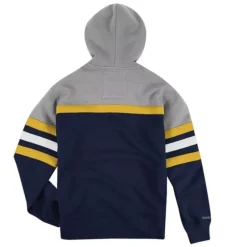 Men Mitchell & Ness Hoodies & Sweatshirts-Headcoach Hoody University Of Michigan