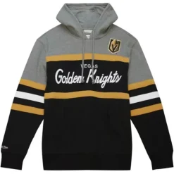 Men Mitchell & Ness Hoodies & Sweatshirts-Headcoach Hoody Vegas Golden Knights