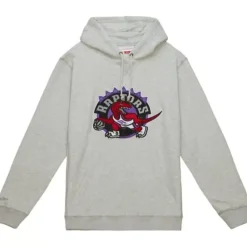 Men Mitchell & Ness Hoodies & Sweatshirts-Heavyweight Fleece Hoodie Toronto Raptors