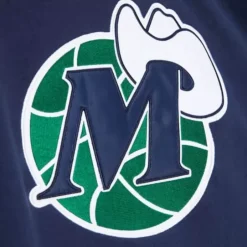 Men Mitchell & Ness Hoodies & Sweatshirts-Heavyweight Fleece Hoodie Dallas Mavericks