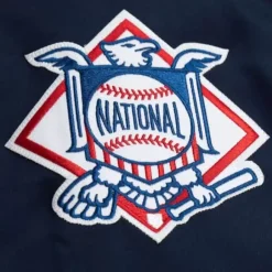 Men Mitchell & Ness Jackets & Outerwear-Heavyweight Satin Jacket San Diego Padres