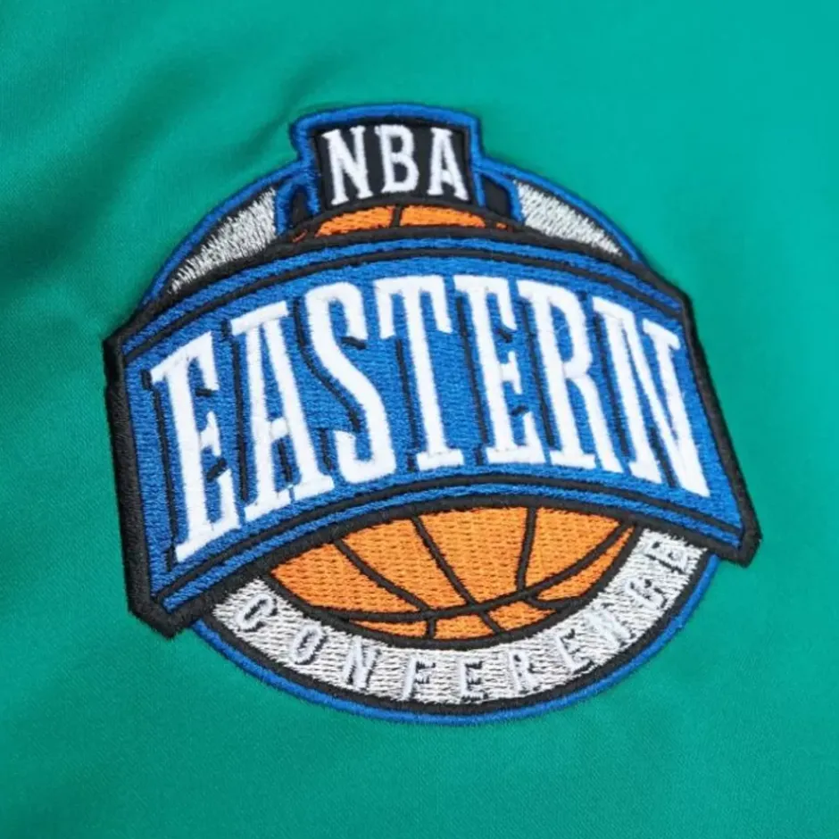 Men Mitchell & Ness Jackets & Outerwear-Heavyweight Satin Jacket Boston Celtics