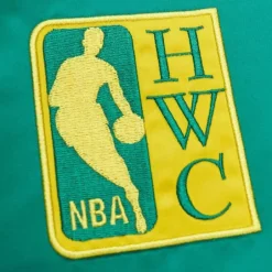 Men Mitchell & Ness Jackets & Outerwear-Heavyweight Satin Jacket Seattle Supersonics