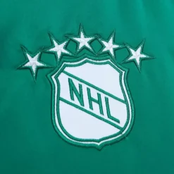 Men Mitchell & Ness Jackets & Outerwear-Heavyweight Satin Jacket Minnesota North Stars