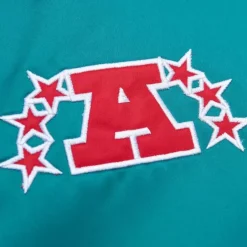 Men Mitchell & Ness Jackets & Outerwear-Heavyweight Satin Jacket Miami Dolphins