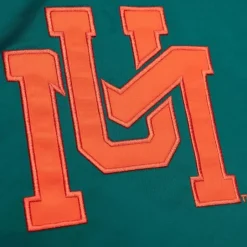 Men Mitchell & Ness Jackets & Outerwear-Heavyweight Satin Jacket University Of Miami