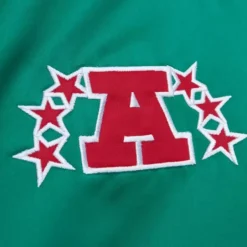 Men Mitchell & Ness Jackets & Outerwear-Heavyweight Satin Jacket New York Jets