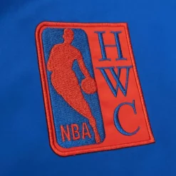 Men Mitchell & Ness Jackets & Outerwear-Heavyweight Satin Jacket New York Knicks