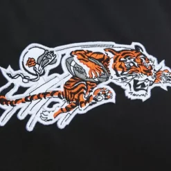 Men Mitchell & Ness Jackets & Outerwear-Heavyweight Satin Jacket Cincinnati Bengals