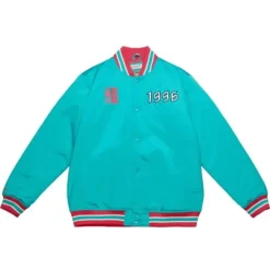 Men Mitchell & Ness Jackets & Outerwear-Heavyweight Satin Jacket Update All Star 1996
