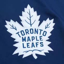 Men Mitchell & Ness Jackets & Outerwear-Heavyweight Satin Jacket Toronto Maple Leafs
