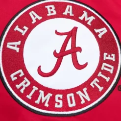 Men Mitchell & Ness Jackets & Outerwear-Heavyweight Satin Jacket University Of Alabama