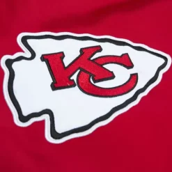 Men Mitchell & Ness Jackets & Outerwear-Heavyweight Satin Jacket Kansas City Chiefs