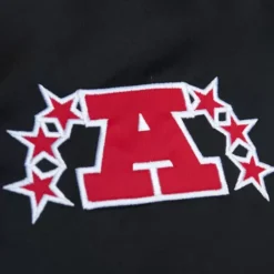 Men Mitchell & Ness Jackets & Outerwear-Heavyweight Satin Jacket Oakland Raiders