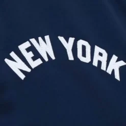 Men Mitchell & Ness Jackets & Outerwear-Heavyweight Satin Jacket New York Yankees