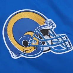 Men Mitchell & Ness Jackets & Outerwear-Heavyweight Satin Jacket Los Angeles Rams