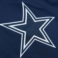 Men Mitchell & Ness Jackets & Outerwear-Heavyweight Satin Jacket Dallas Cowboys