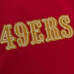 Men Mitchell & Ness Jackets & Outerwear-Heavyweight Satin Jacket San Francisco 49Ers