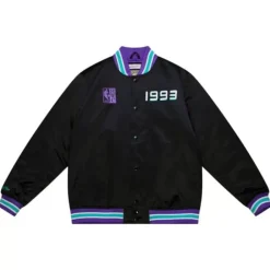 Men Mitchell & Ness Jackets & Outerwear-Heavyweight Satin Jacket Update All Star 1993