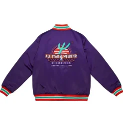 Men Mitchell & Ness Jackets & Outerwear-Heavyweight Satin Jacket Update All Star 1995