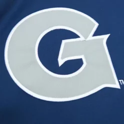 Men Mitchell & Ness Jackets & Outerwear-Heavyweight Satin Jacket Georgetown University