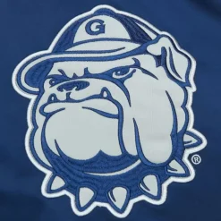 Men Mitchell & Ness Jackets & Outerwear-Heavyweight Satin Jacket Georgetown University