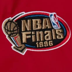 Men Mitchell & Ness Jackets & Outerwear-Heavyweight Satin Jacket Chicago Bulls