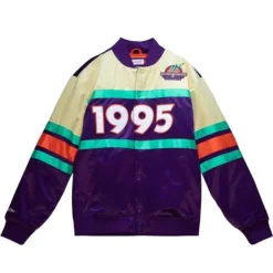 Men Mitchell & Ness Jackets & Outerwear-Heavyweight Satin Jacket All Star 1994-95