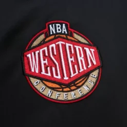 Men Mitchell & Ness Jackets & Outerwear-Heavyweight Satin Jacket San Antonio Spurs