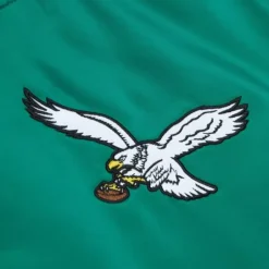 Men Mitchell & Ness Jackets & Outerwear-Heavyweight Satin Jacket Philadelphia Eagles