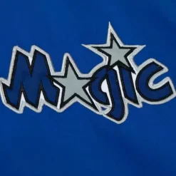 Men Mitchell & Ness Jackets & Outerwear-Heavyweight Satin Jacket Orlando Magic