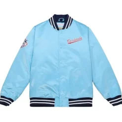 Men Mitchell & Ness Jackets & Outerwear-Heavyweight Satin Jacket St. Louis Cardinals