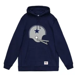 Men Mitchell & Ness Hoodies & Sweatshirts-Helmet 3 Hoodie Dallas Cowboys