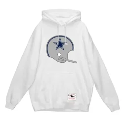 Men Mitchell & Ness Hoodies & Sweatshirts-Helmet 2 Hoodie Dallas Cowboys