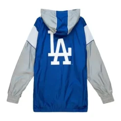 Men Mitchell & Ness Jackets & Outerwear-Highlight Reel Windbreaker Los Angeles Dodgers