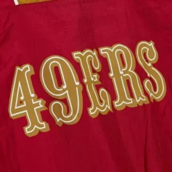 Men Mitchell & Ness Jackets & Outerwear-Highlight Reel Windbreaker San Francisco 49Ers