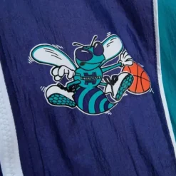 Men Mitchell & Ness Jackets & Outerwear-Highlight Reel Windbreaker Charlotte Hornets